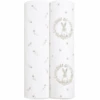 Aden+anais™ Musslin Pucktuch 2er-Pack Blushing Bunnies