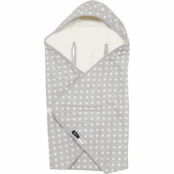 Alvi® Einschlagdecke Stars Silber 80 X 80 Cm