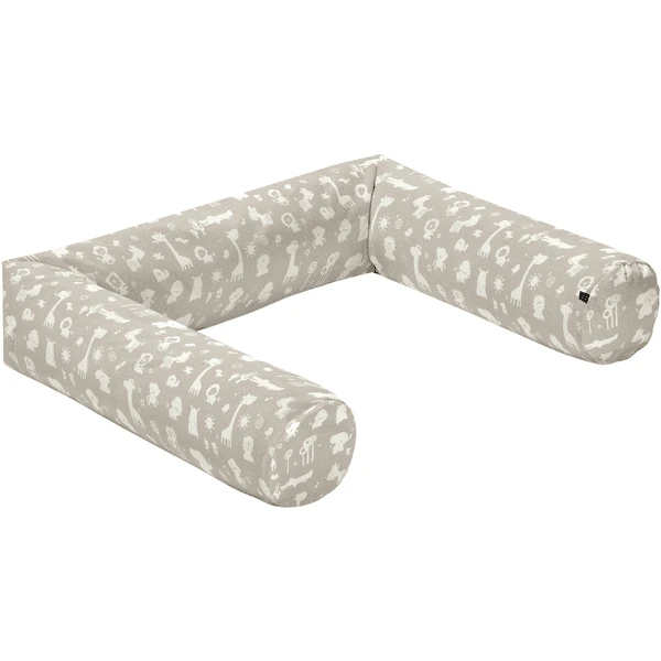 Alvi® Schlummer-Lounge Zootiere Taupe 1 Alvi® Schlummer-Lounge Zootiere Taupe