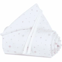 Babybay Nestchen Piqué Maxi Sternenmix Sand/Beere