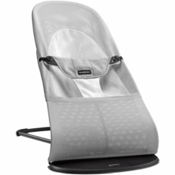 BabyBjörn BABYBJÖRN Babywippe Balance Soft Mesh Silber Weiß