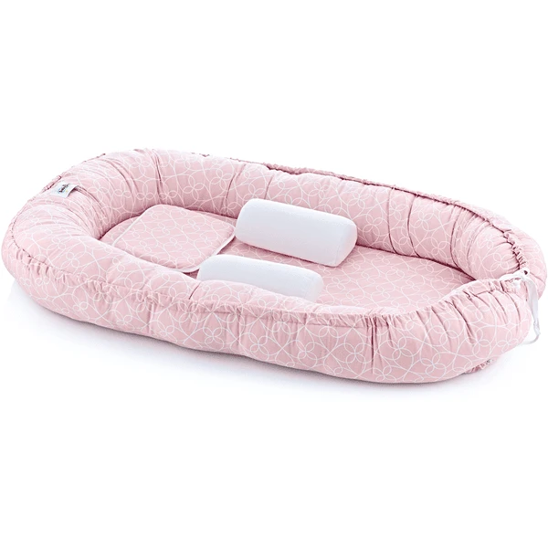 BabyJem Babynest Mit Seiten Und Kopfschutz Pink 1 BabyJem Babynest Mit Seiten Und Kopfschutz Pink