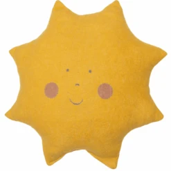 DAVID FUSSENEGGER Kissen Sonne Senf