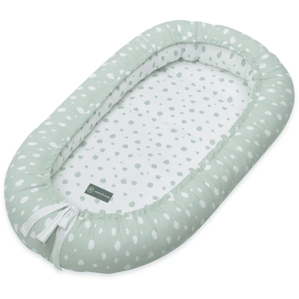 Emma & Noah Kuschelnest Punkten Mint 1 Emma & Noah Kuschelnest Punkten Mint
