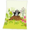 HERDING Soft-Peach Decke Der Kleine Maulwurf 75x100 Cm