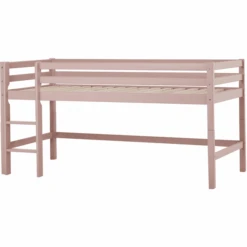 Hoppekids Halbhochbett Basic Pale Rose 90 X 200 Cm