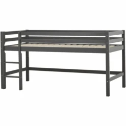 Hoppekids Halbhochbett Basic Smoked Pearl 90 X 200 Cm