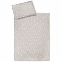 JULIUS ZÖLLNER Bettwäsche Organic Zweige Taupe 100 X 135 Cm