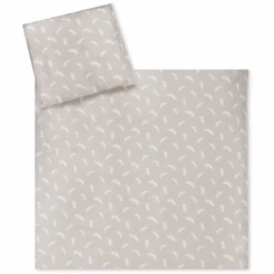 JULIUS ZÖLLNER Bettwäsche Organic Zweige Taupe 80 X 80 Cm