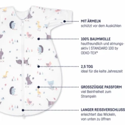 JULIUS ZÖLLNER Jersey Winterschlafsack Forest Tale -Traumzimmer Verkaufsgeschäft julius zoellner jersey winterschlafsack forest tale a332217 4