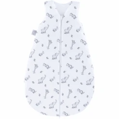 JULIUS ZÖLLNER Kuschelschlafsack Gr. 70-110cm Safari Weiß/grau