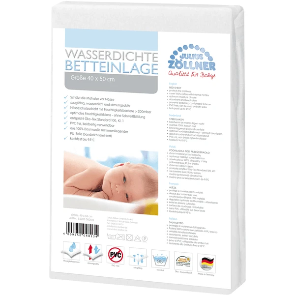JULIUS ZÖLLNER Wasserdichte Betteinlage 40 X50 Cm 1 JULIUS ZÖLLNER Wasserdichte Betteinlage 40 X50 Cm