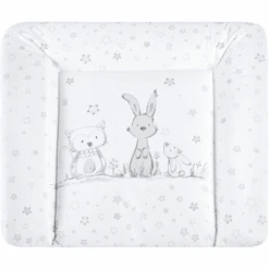 JULIUS ZÖLLNER Wickelauflage Softy Häschen Und Eule 65 X 75 Cm
