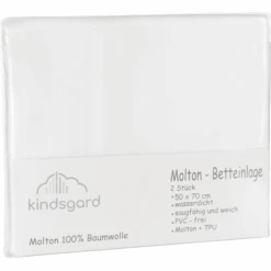 Kindsgard Betteinlagen Tistap 2er-Pack 50 X 70 Cm Weiß
