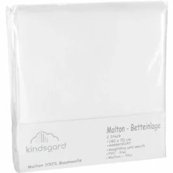 Kindsgard Betteinlagen Tistap 2er-Pack 70 X 140 Cm Weiß