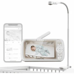 Motorola Video-Babyphone VM65X Connect Mit Kinderbetthalterung