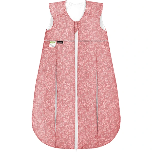 Odenwälder Thinsulate Schlafsack Primaklima White Leaves Cranberry 1 Odenwälder Thinsulate Schlafsack Primaklima White Leaves Cranberry