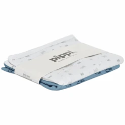 Pippi Babydecke 2er Pack Light Blue