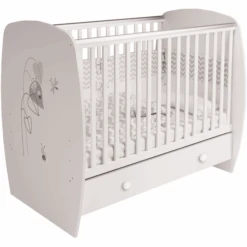 Polini Kids Babybett French 710 Amis Weiß