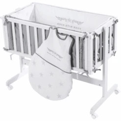 Roba Beistellbett Weiß Rock Star Baby 2