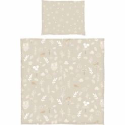 SONNE Bettwäsche Taupe 80 X 80 Cm