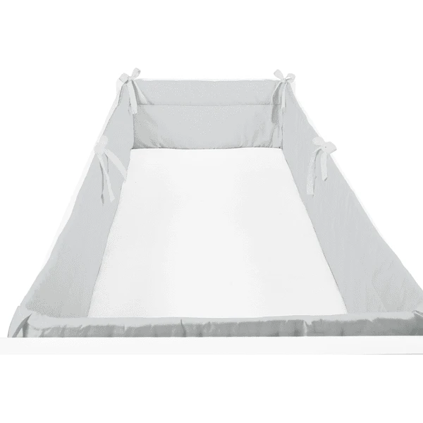 SONNE Rundumnestchen Uni 32x420cm Grau 1 SONNE Rundumnestchen Uni 32x420cm Grau