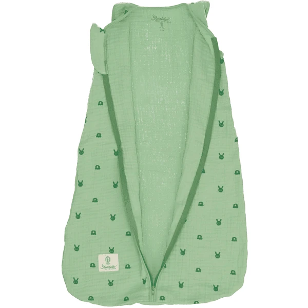 Sterntaler Musselin-Schlafsack Kinni+Kalla Mittelgrün 3 Sterntaler Musselin-Schlafsack Kinni+Kalla Mittelgrün – Bild 3