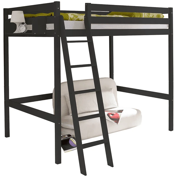 TICAA Hochbett Matthias 140 X 200 Cm Kiefer Grau 1 TICAA Hochbett Matthias 140 X 200 Cm Kiefer Grau