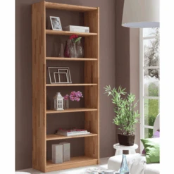 TiCAA Standregal Simon Buche Natur 214 Cm