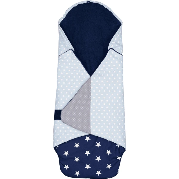 ULLENBOOM® Einschlagdecke Blau Hellblau Grau 98 X 98 X 2 Cm 1 ULLENBOOM® Einschlagdecke Blau Hellblau Grau 98 X 98 X 2 Cm