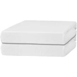 Urra Jersey Spannbettlaken 2er-Pack 70 X 140 Cm Weiß/weiß
